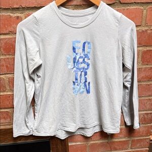 IRIDEON Kids Gray Long Sleeve Riding Shirt